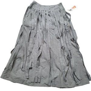 Vintage Illig Maxi Skirt, Raver, Grunge, Y2K, EXTREMELY RARE, Grey, Large